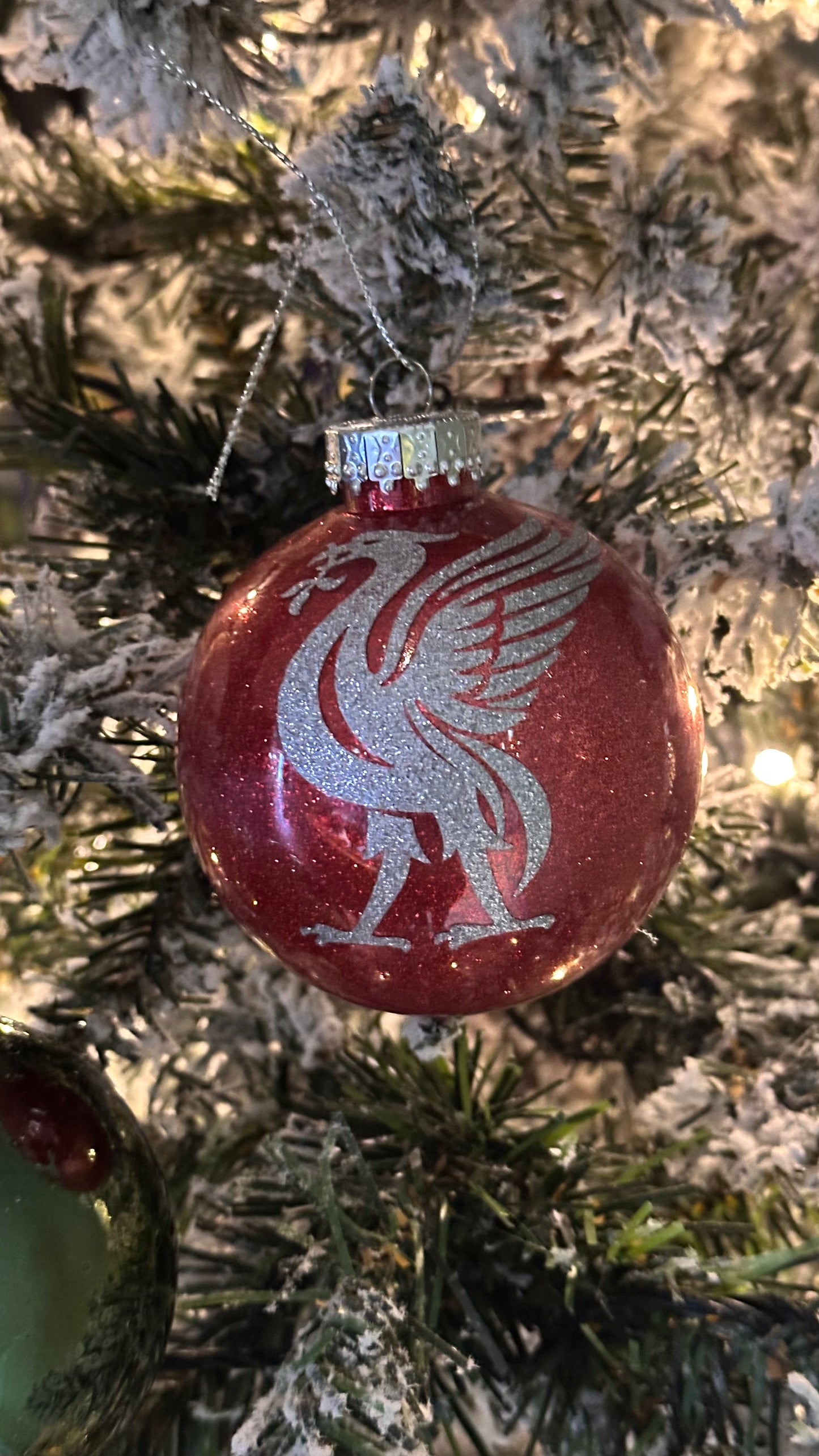 Handmade Liverpool FC Christmas Tree Bauble – A Festive Must-Have for Reds Fans! 🎄